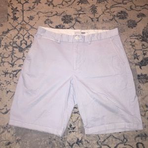 Blue and white striped shorts.Excellent condition